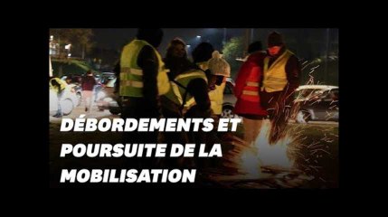 Les images des blocages du 18 novembre et des débordements