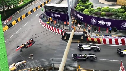 Accident impressionnant en F3 de Sophia Flöersch, au Grand Prix de Macao