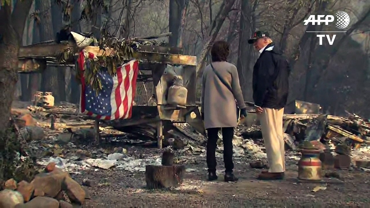 Trump besucht Waldbrandgebiete in Kalifornien
