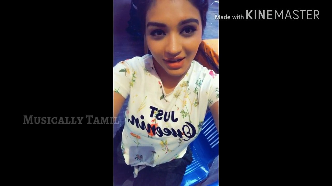 zee tamil sembaruthi actress sabhana dubsmash video compilation