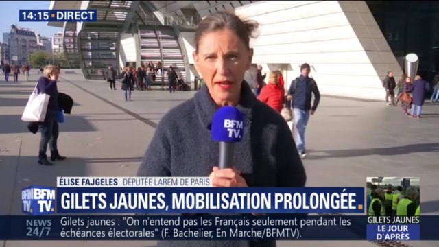 Gilets jaunes : il ne s'agit pas de jouer les grandes métropoles contre les territoires affirme Élise Fajgeles (LaREM)