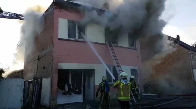 Grave incendie à Fontaine-l'Évêque