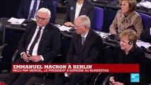 Le discours de Macron devant le Bundestag