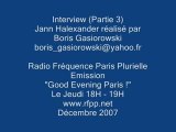 Interview de Jann Halexander (Partie 3)