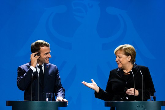 Déclaration conjointe du Président de la République, Emmanuel Macron, et d' Angela Merkel, Chancelière de la République Fédéral d’Allemagne