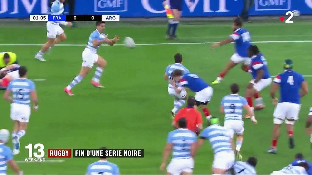 Rugby : le XV de France renoue avec le succès face à l'Argentine