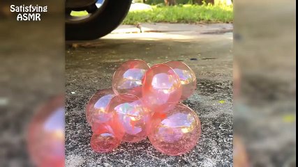 RUNNING OVER CRUNGCHY & SOFT THINGS With a CAR and More ! (Very satisfying ASMR)