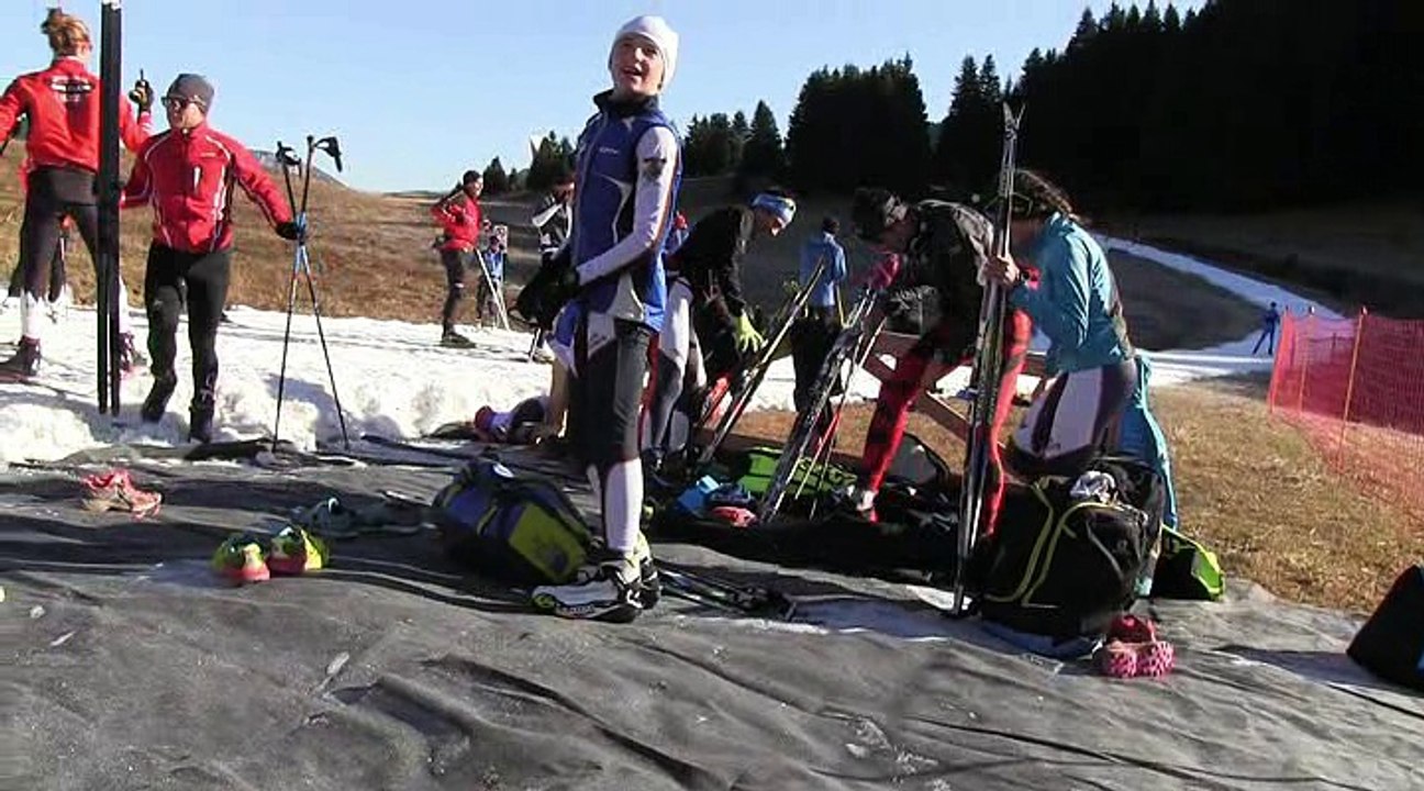 Ski de fond: premières glisses aux Glières