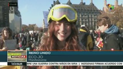 Reino Unido: protestan contra políticas de cambio climático
