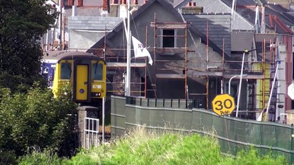 Northern Ireland Railways DEMU 8456 - Leaveing Whitehead