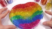 Water Balloons Glitter Slime Learn Colors Mix Glue Surprise Eggs Toys