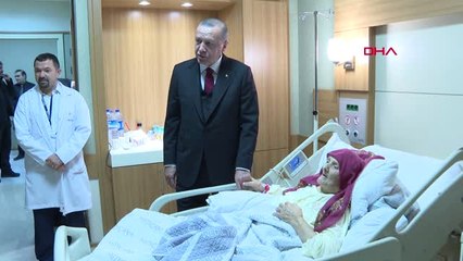 İstanbul Cumhurbaşkanı Erdoğan'dan Hasta Ziyareti 2