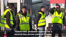 Yellow vest protest movement continues in southern France