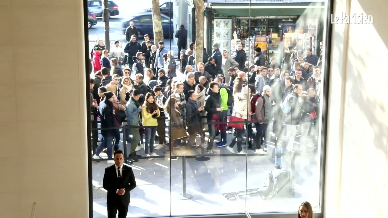 Paris : Apple fête sa nouvelle boutique avec se...