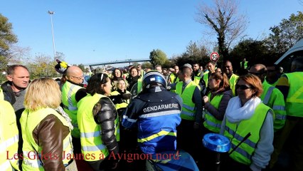 Mouvement des gilets jaunes: ambiance à Avignon-Nord