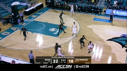 Wake Forest vs. Valparaiso Basketball Highlights (2018-19)