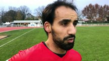 Coupe de France – Abdellak AIT EL MOUDEN réagit après l’élimination du CHASSIEU-DECINES FC contre le FC HYERES