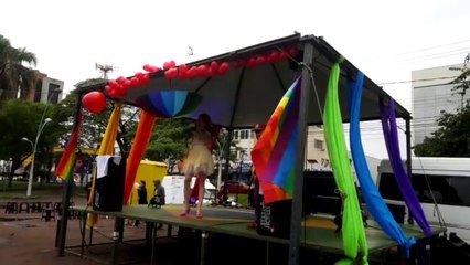 Parada da Diversidade é realizada na Praça Wilson Joffre