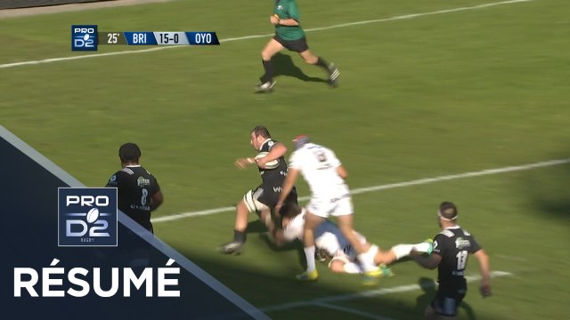 PRO D2 - Résumé Brive-Oyonnax: 21-20 - J12 - Saison 2018/2019