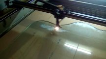 LASER ENGRAVING WORK ON GLASS.