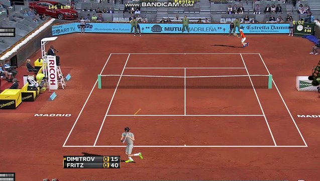 Fritz Taylor vs Dimitrov Grigor Highlights ATP 1000 - Madrid