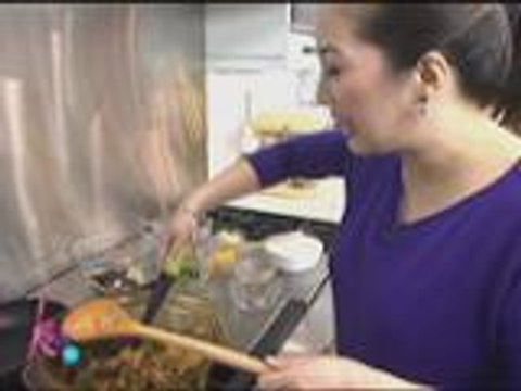 Jason cooks pinakbet