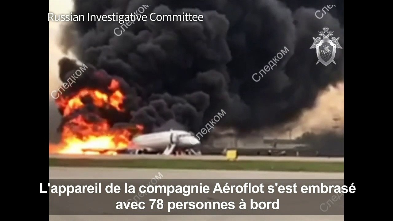 Russie: 41 morts après l'atterrissage d'urgence d'un avion à Moscou