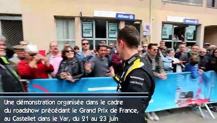 Une F1 dans les rues de Châteaurenard