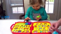Cute Kid Genevieve Teaches Letters and Counting!