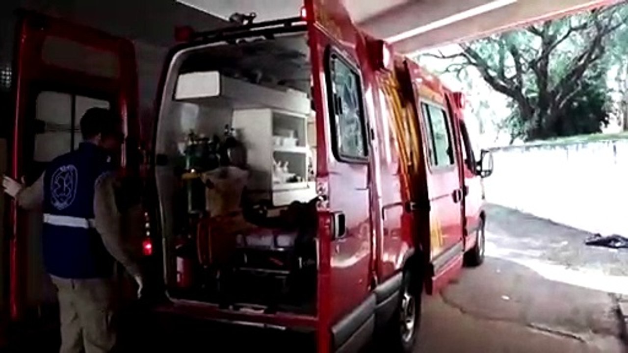 Ciclista ferido na Av. Brasil é levado para UPA Tancredo Neves