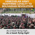 Venezuelan Army Reaffirms Loyalty To Bolivarian Revolution