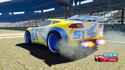 FABULOUS LIGHTNING MCQUEEN NASCAR RACING (Car 3 Nascar Race)