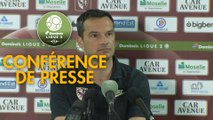 Conférence de presse FC Metz - Valenciennes FC (3-0) : Frédéric  ANTONETTI (FCM) - Réginald RAY (VAFC) - 2018/2019
