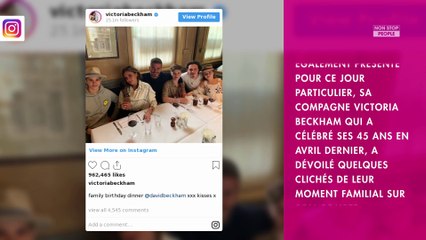 David Beckham : Victoria dévoile les photos de son anniversaire avec leurs enfants