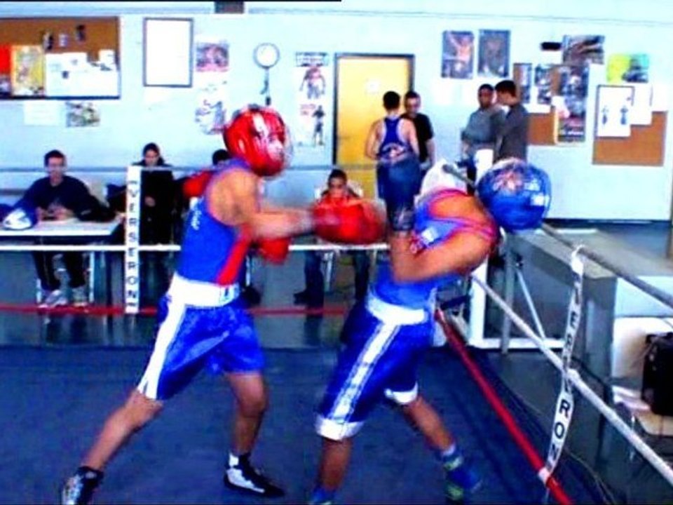 Kamel Houri en Finale PCJ -69kg/Boxe Anglaise