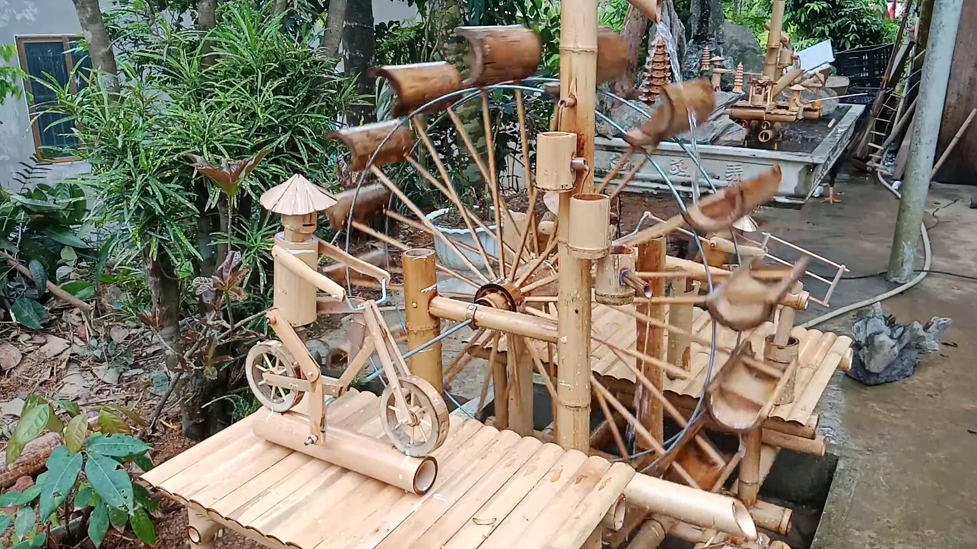 How To Build A Water Wheel Fountain Fioletowe Usta
