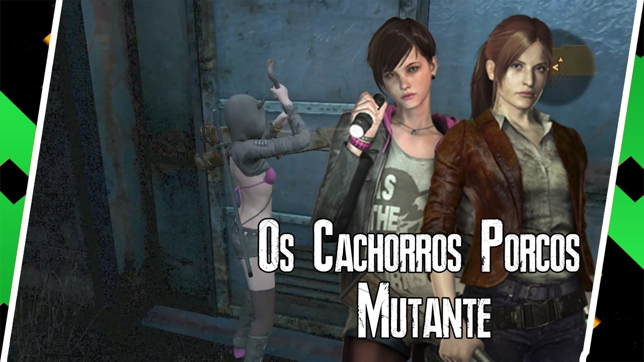 Os cachorros porcos mutantes - Resident Evil Revelations 2 - Xbox 360