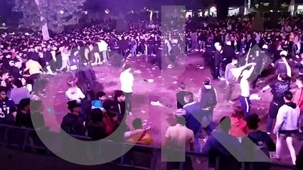 Pelea multitudinaria en las fiestas de Móstoles