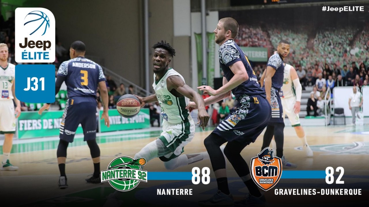 Jeep® ÉLITE : Nanterre vs Gravelines-Dunkerque (J31)