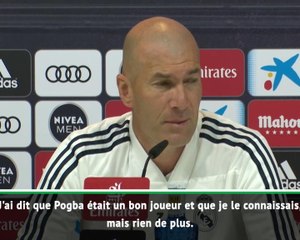 Real - Zidane : "Pogba ? On verra à la fin de la saison"