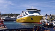Embarquement sur le Pascal Lota, ferry de Corsica Ferries