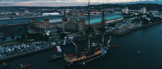 L'Hermione en escale à Cherbourg-en-Cotentin du 3 au 8 mai 2019