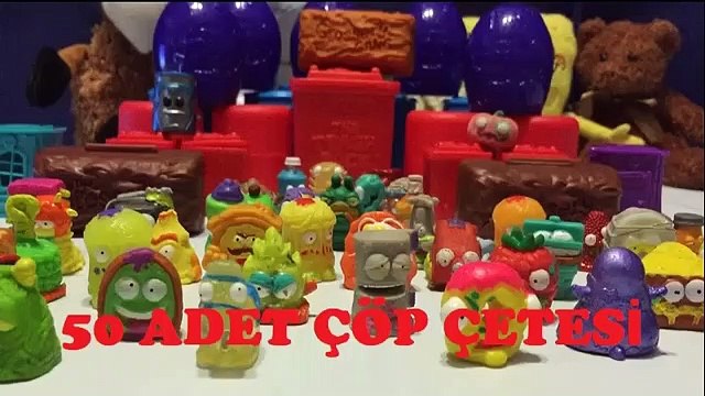 We're opening 50 the grossery gang toys - 50 adet Çöp Çetesi Oyuncağı Açıyoruz