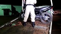 Moto furtada é recuperada pela PM