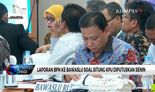 Laporan BPN Prabowo-Sandi ke Bawaslu soal Situng KPU Diputuskan senin
