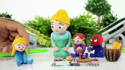 KIDS WEARING FUNNY CARNIVAL MASKS  PLAY DOH CARTOONS FOR KIDS