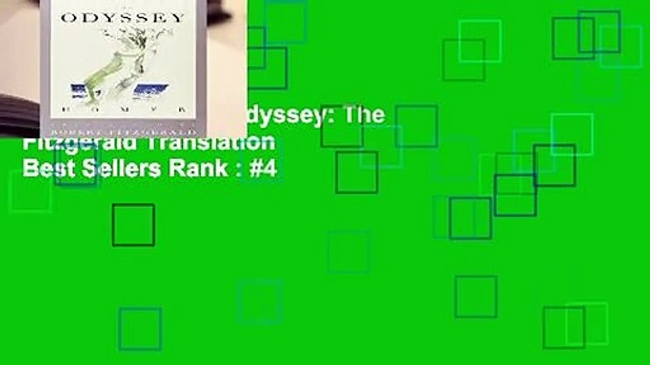 Full E-book  The Odyssey: The Fitzgerald Translation  Best Sellers Rank : #4
