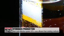 Korean researchers develop efficient, low-cost catalyst for hydrogen production