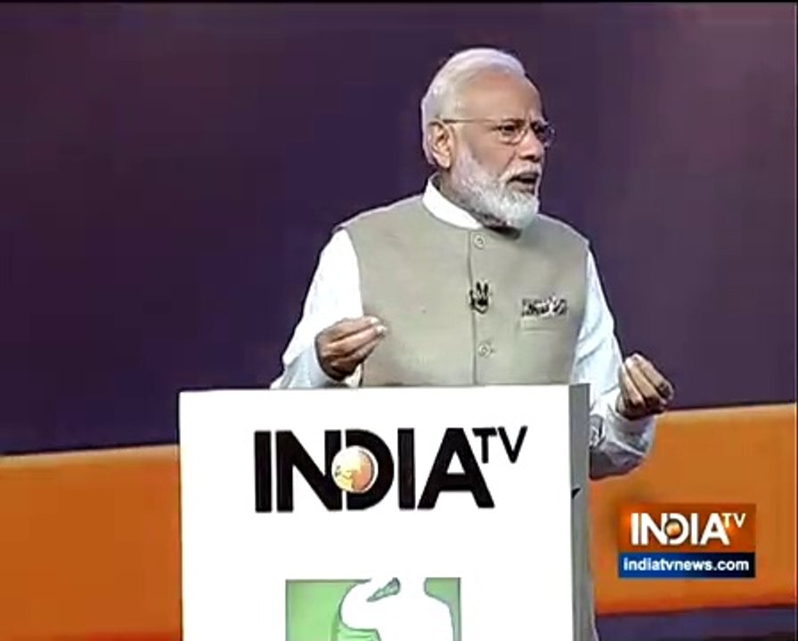 My background never hampered from dreaming big- PM Modi to India TV