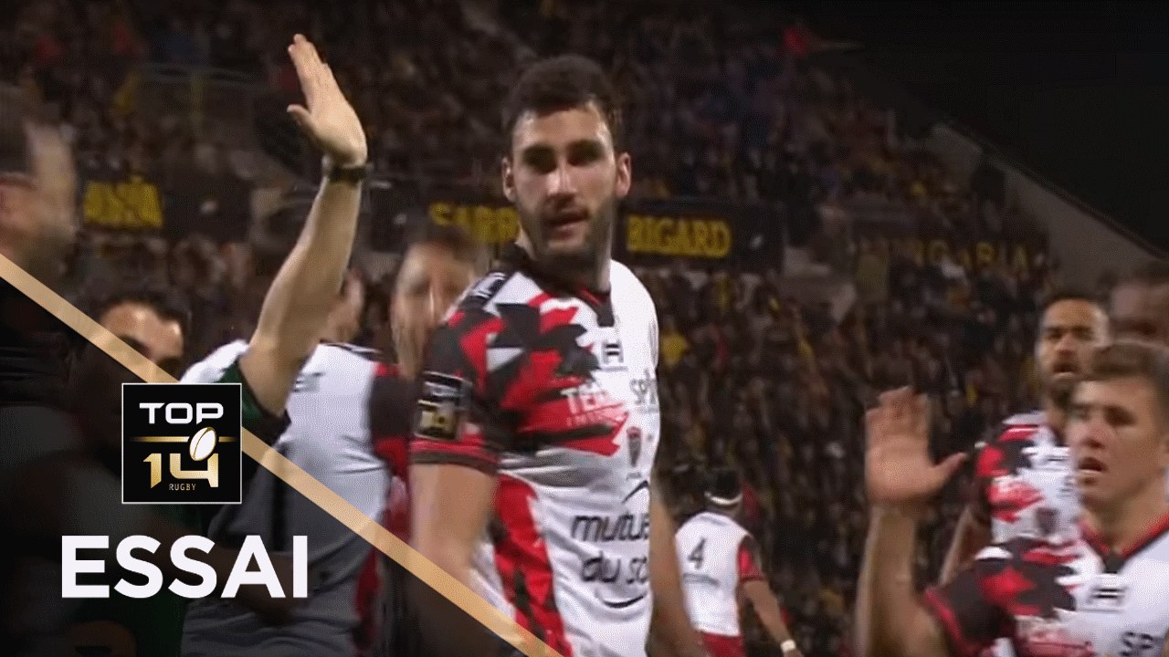 TOP 14 - Essai Charles OLLIVON (RCT) - La Rochelle - Toulon - J24 - Saison 2018/2019